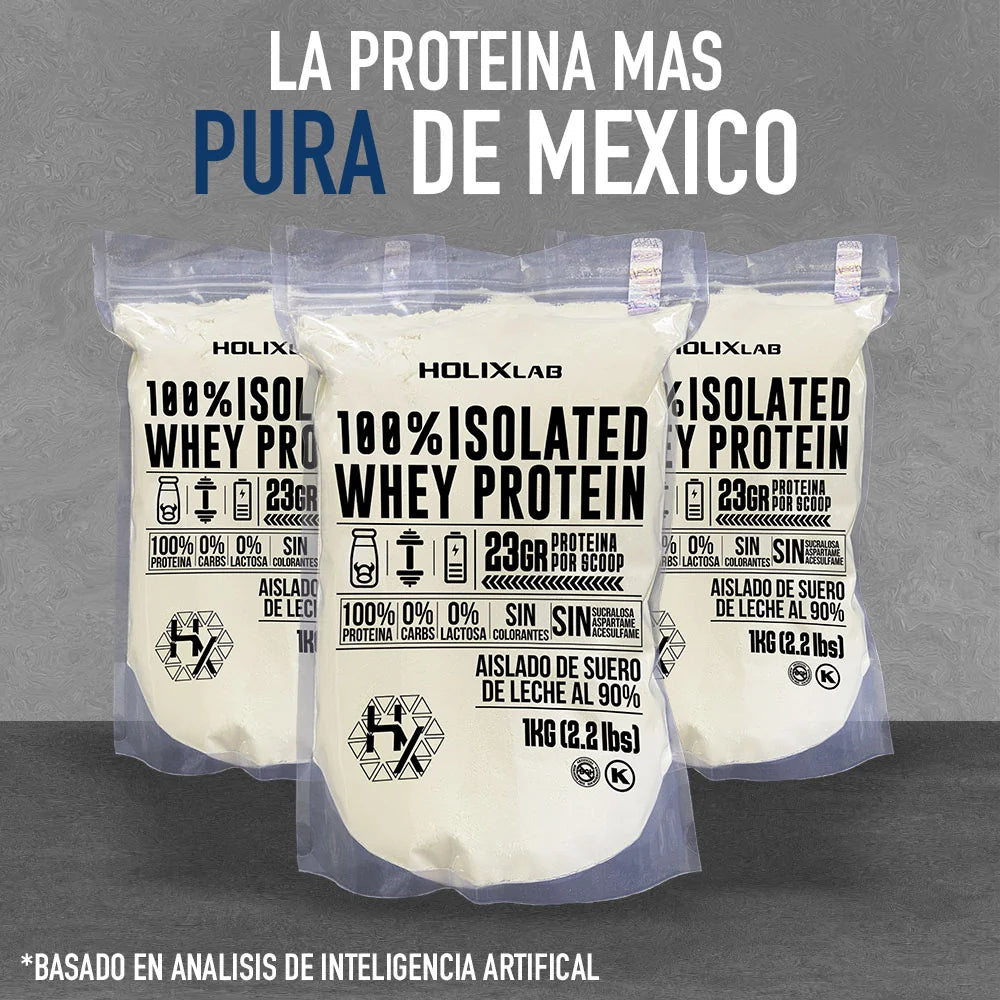 Holix Lab 100% Isolated Whey Protein 1 Kg