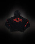 Controlled Insanity Outlaw Waffleknit Zip Up Black/Red