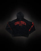 Controlled Insanity Outlaw Waffleknit Zip Up Black/Red