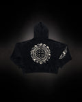 Controlled Insanity Tombstone Waffleknit Pullover Black/Beige