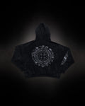 Controlled Insanity Tombstone Waffleknit Pullover Black/Grey