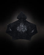 Controlled Insanity Reaper Waffleknit Pullover Black/Grey