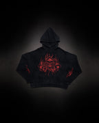 Controlled Insanity Reaper Waffleknit Pullover Black/Red