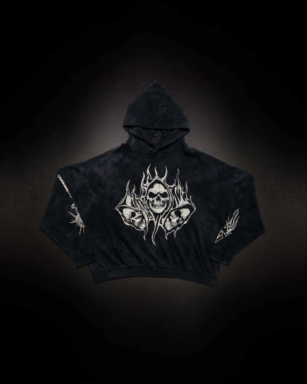 Controlled Insanity Reaper Waffleknit Pullover Black/Beige
