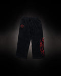 Controlled Insanity Reaper Waffleknit Sweatpants Black/Red