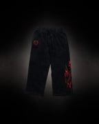 Controlled Insanity Reaper Waffleknit Sweatpants Black/Red