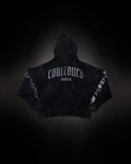Controlled Insanity Outlaw Waffleknit Zip Up Black/Grey