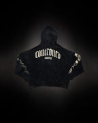 Controlled Insanity Outlaw Waffleknit Zip Up Black/Beige