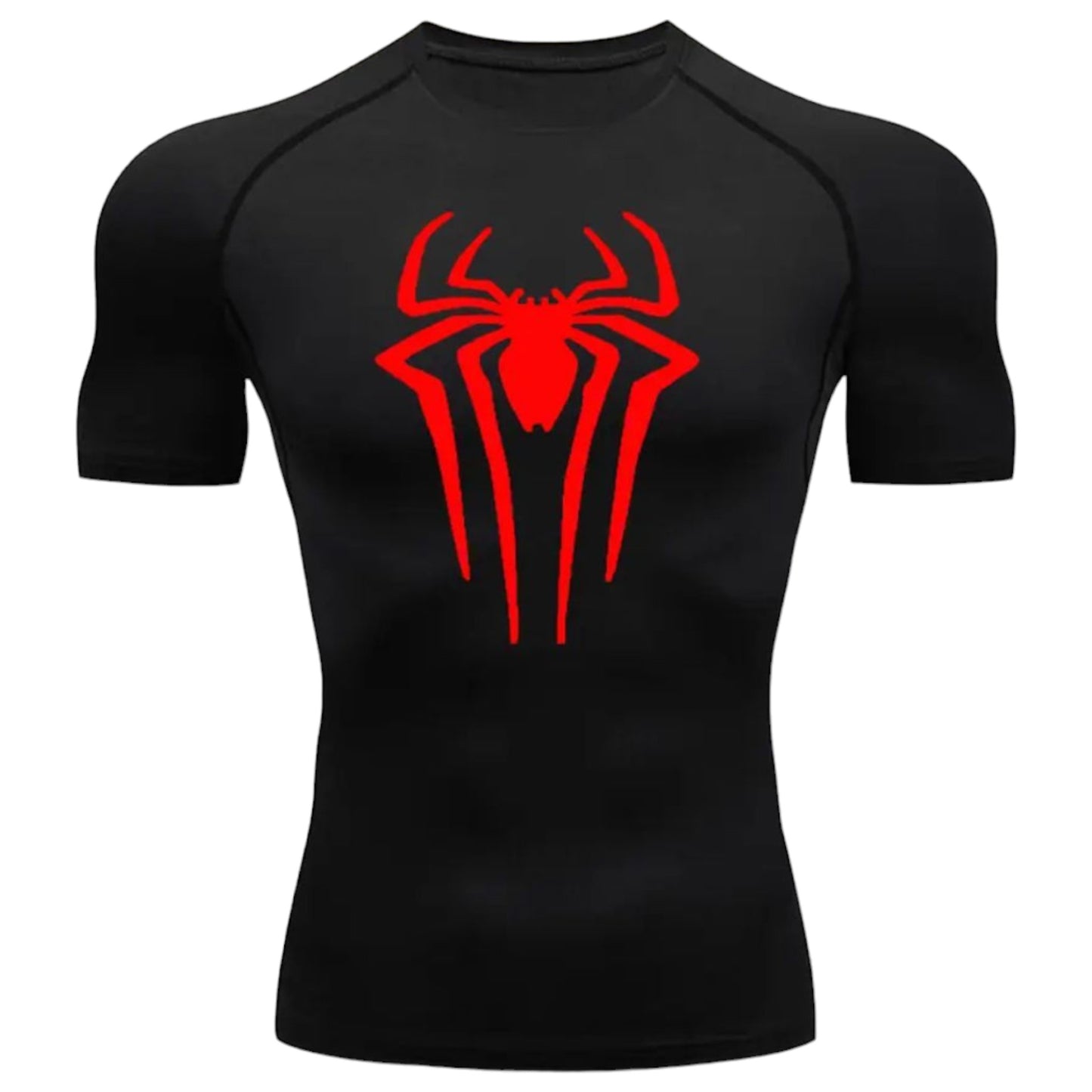 Camisa de Comprensión Spiderman Negra