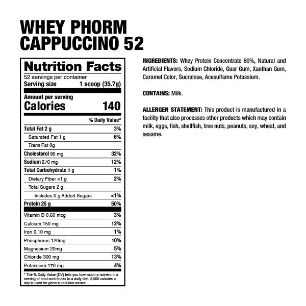Dragon Pharma Whey Phorm 4 Lbs