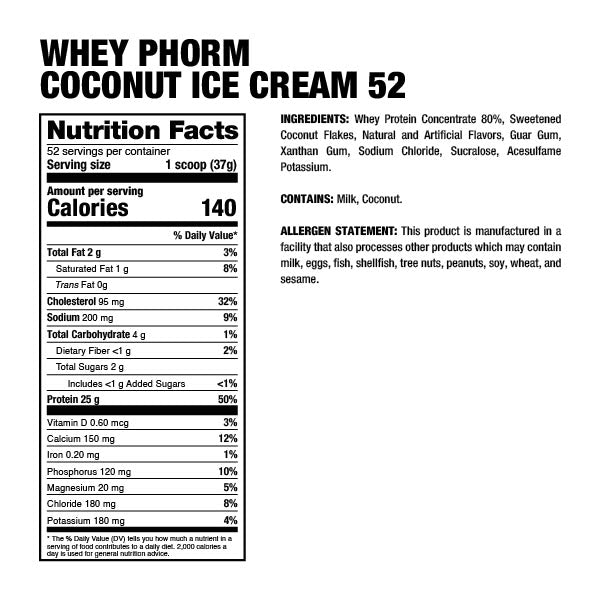 Dragon Pharma Whey Phorm 4 Lbs