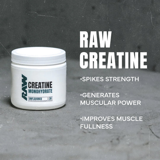 Raw Nutrition Creatine Monohydrate 150 Gramos 30 Servicios