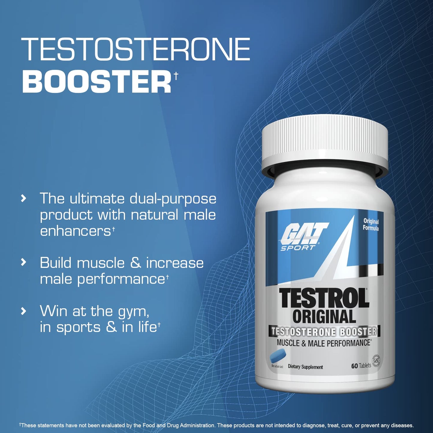 Gat Sport Testrol Original 60 Tabletas