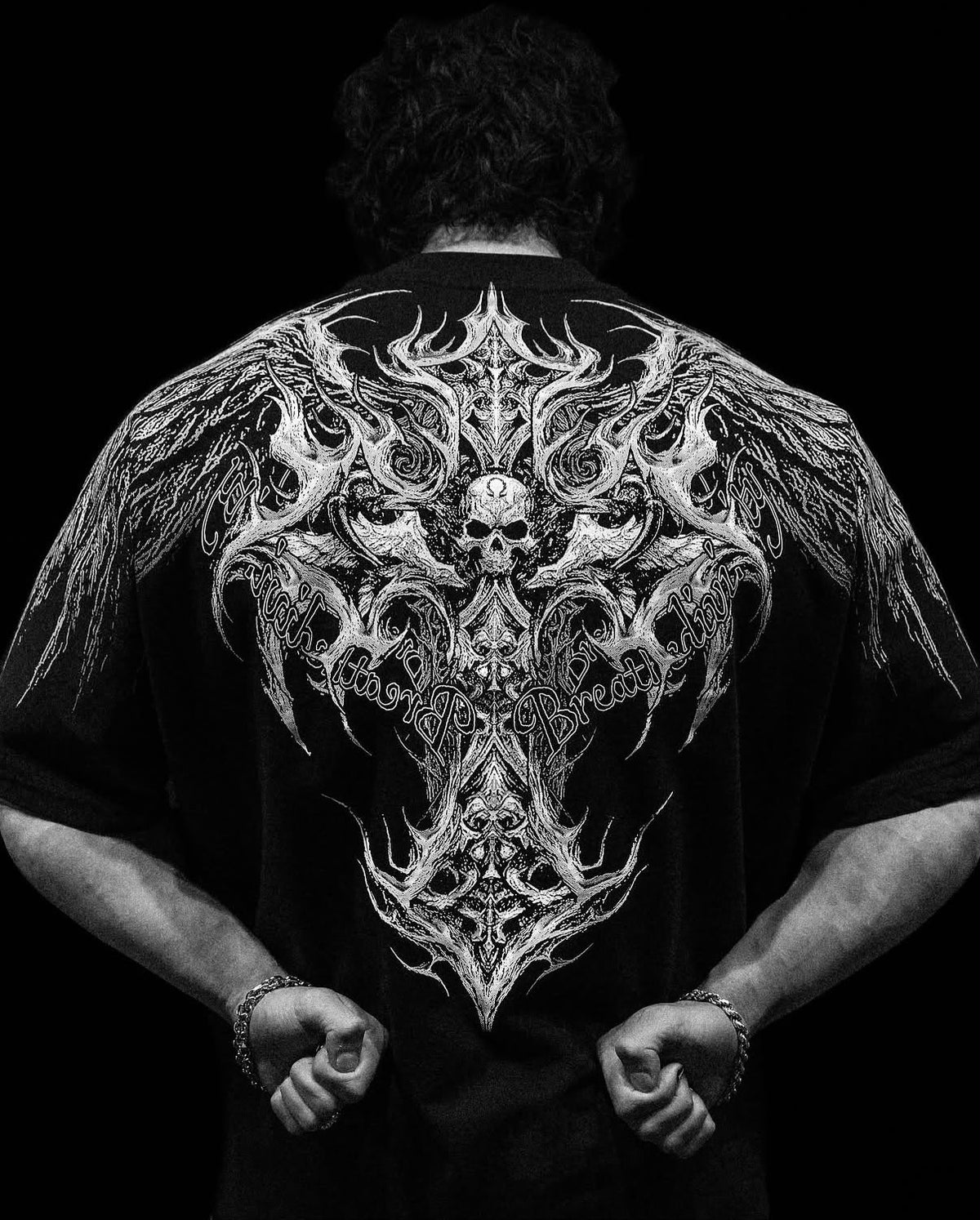 Breathedivinity Oversized T-Shirt Sephiroth Void Black
