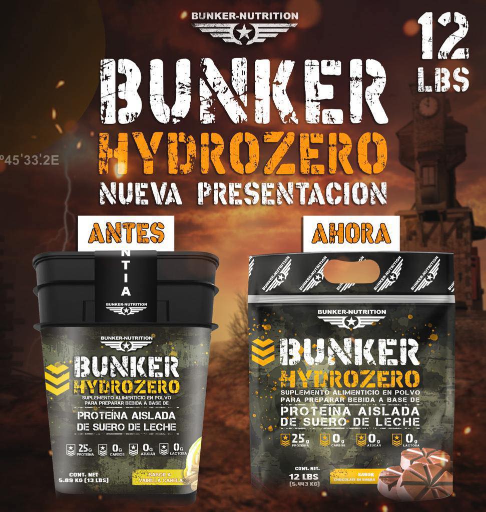 Bunker Nutrition Bunker Hydrozero 12 Lbs