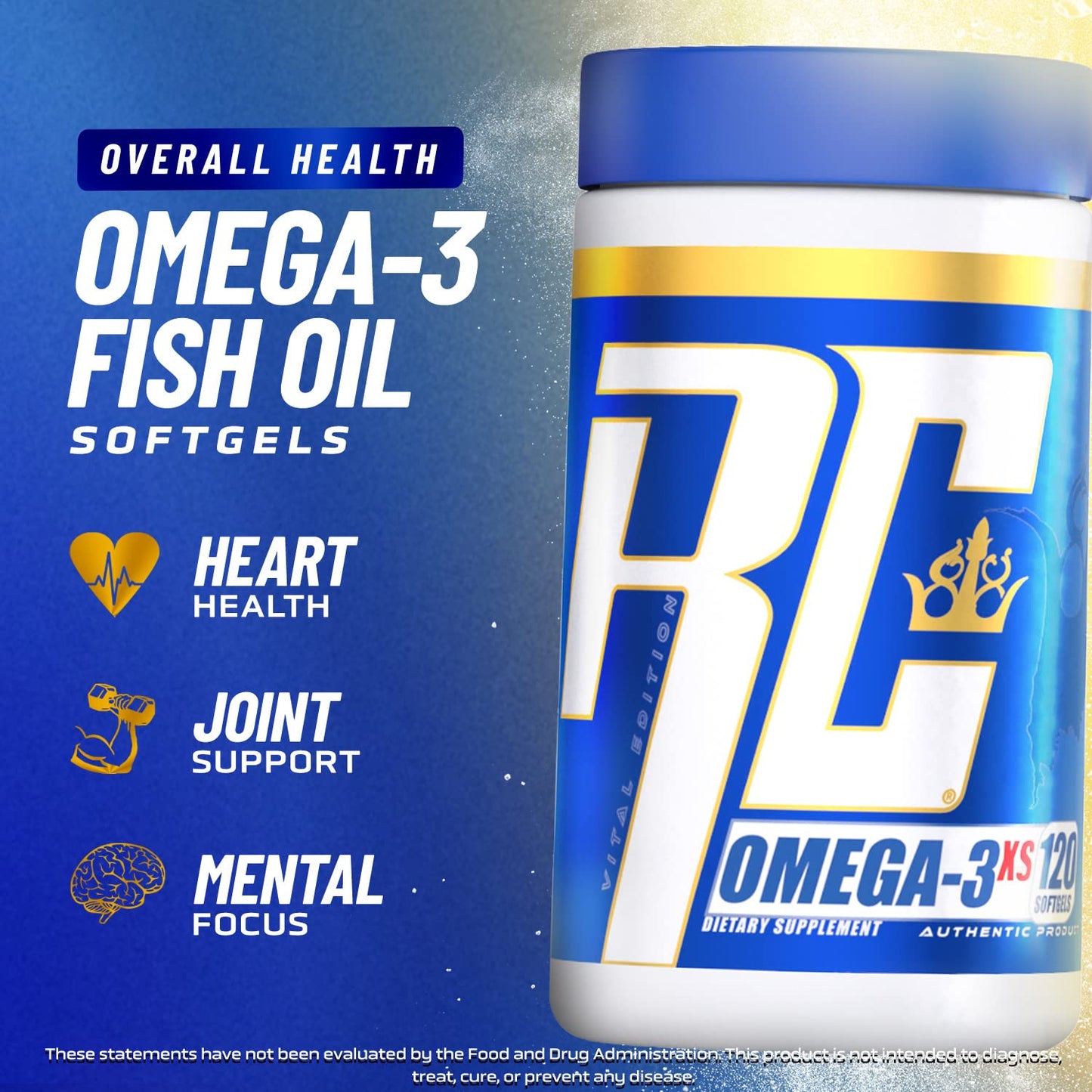 Ronnie Coleman Omega-3 Xs 120 Capsulas