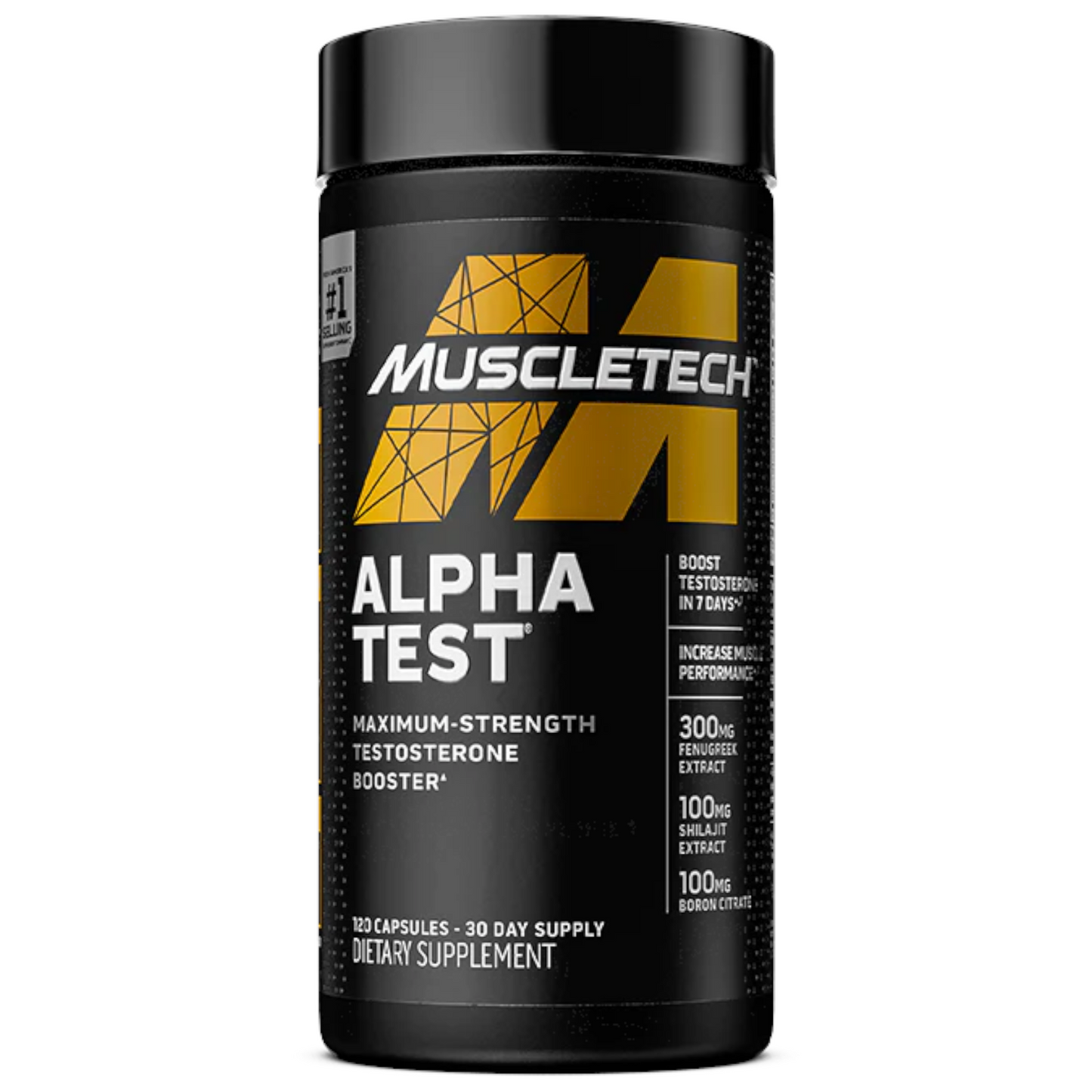 Muscletech Alpha Test 120 Capsulas