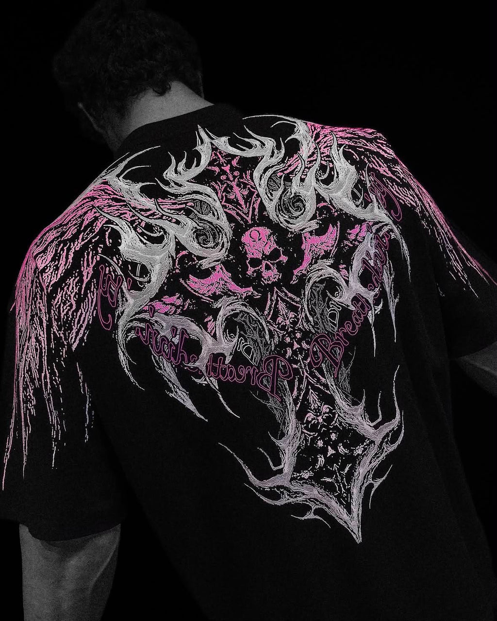 Breathedivinity Oversized T-Shirt Sephiroth Blossom Pink
