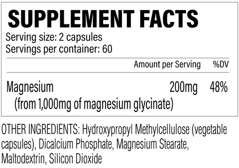 Revive Magnesium Glycinate 120 Capsulas