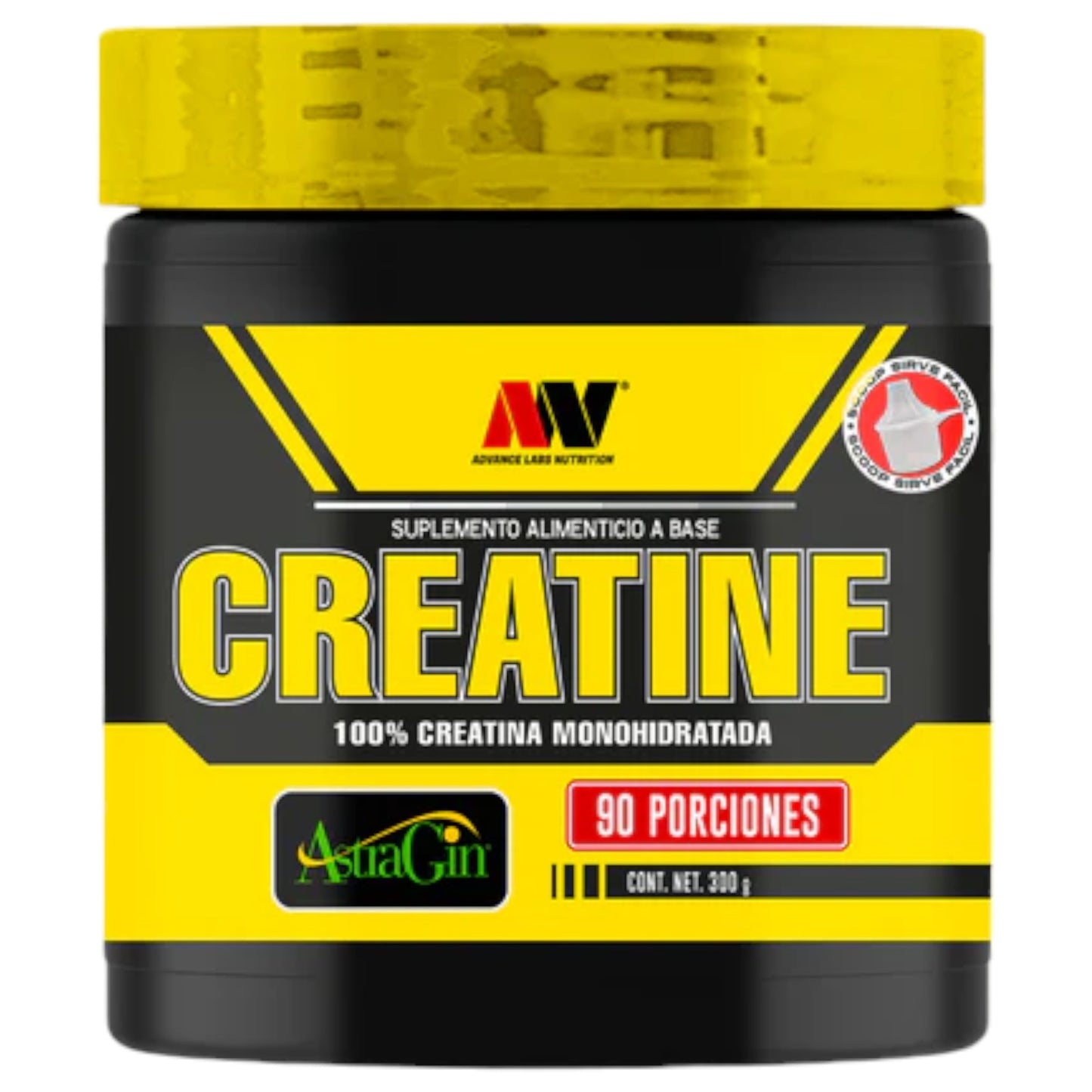 Advance Nutrition Creatina + Astragin 450 Gramos 90 Servicios