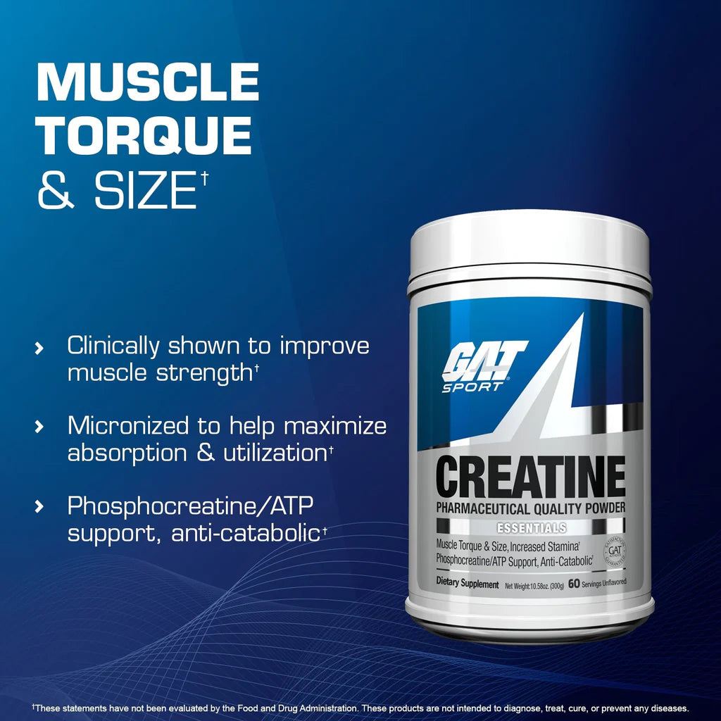 Gat Sport Creatine 1 Kg 200 Servicios