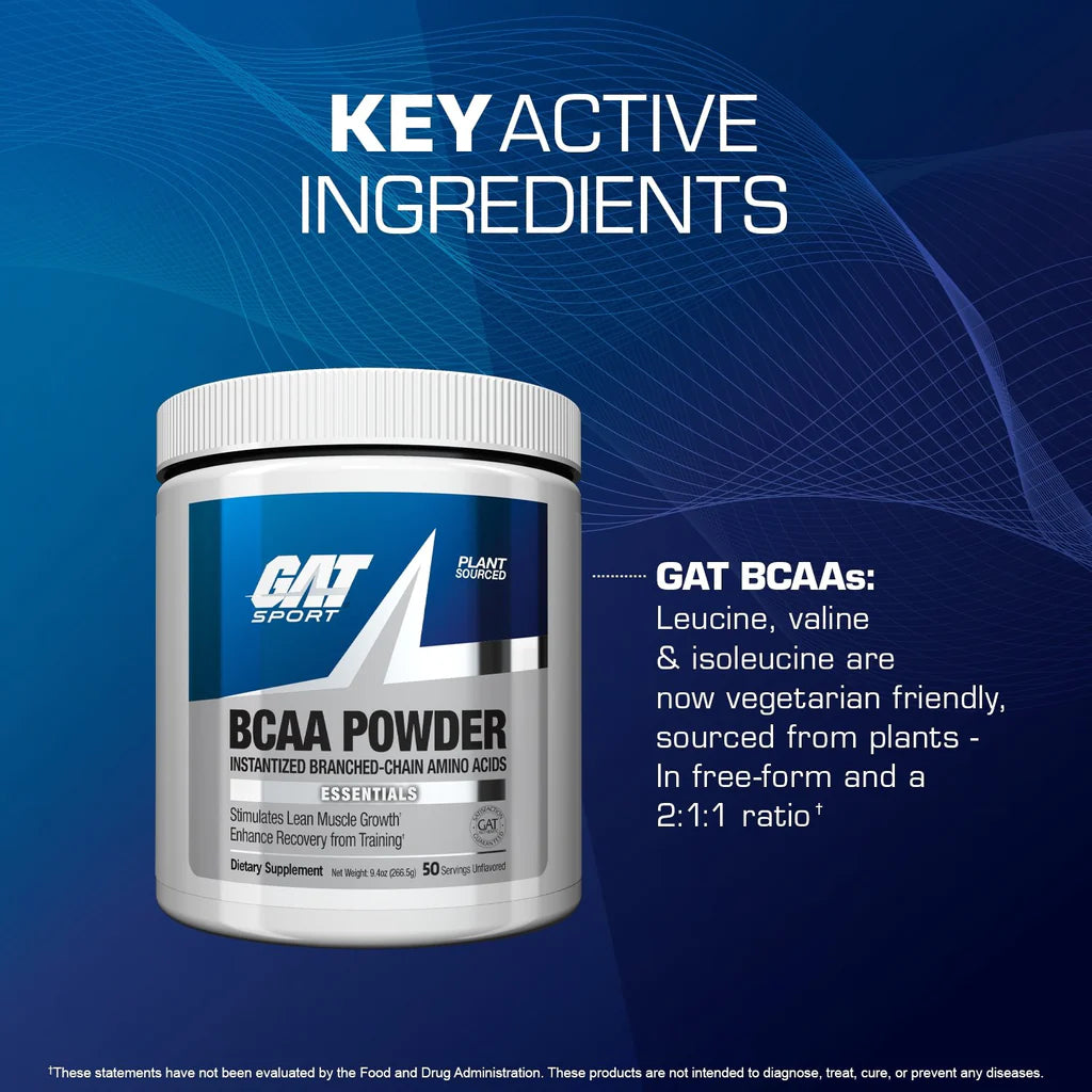 Gat Sport Bcaa Powder 50 Servicios