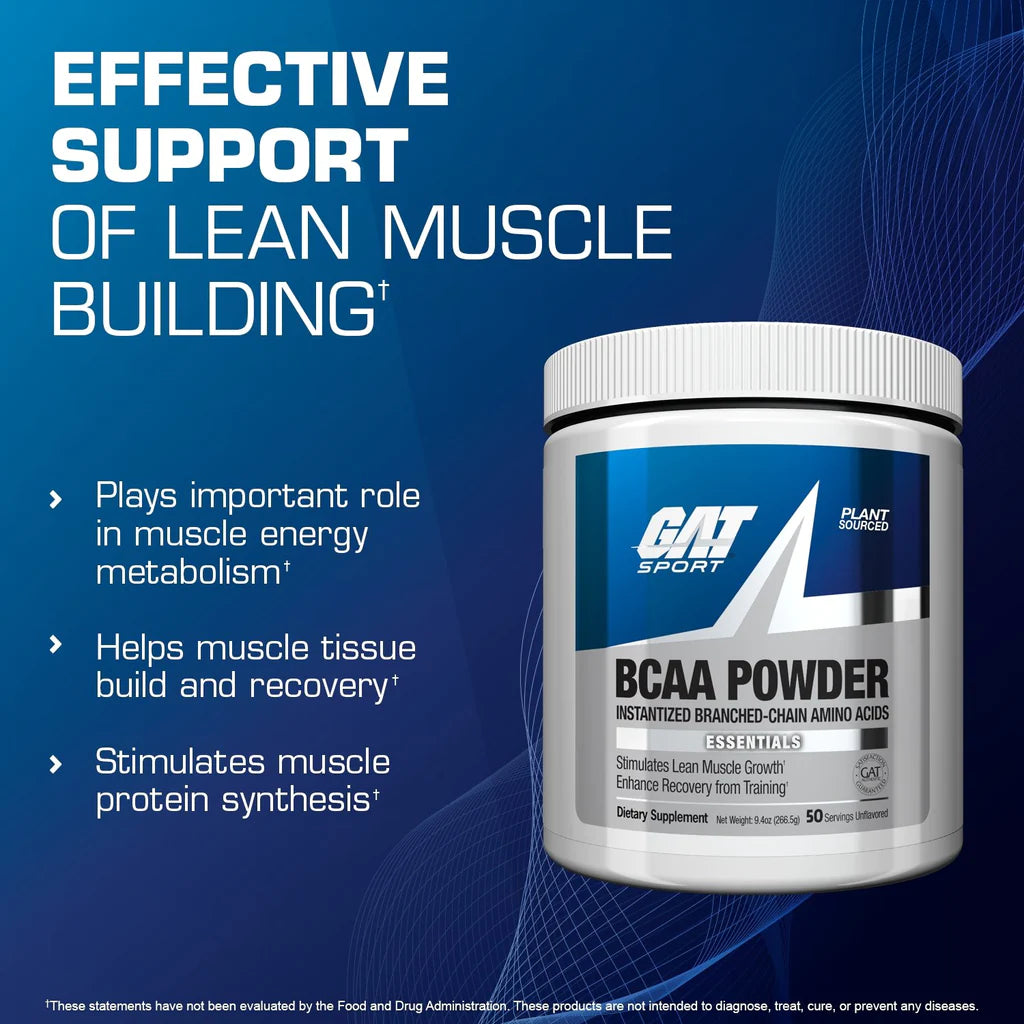 Gat Sport Bcaa Powder 50 Servicios