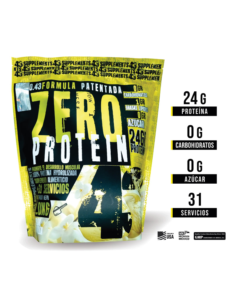 43 Supplements Zero Protein 2 Lbs