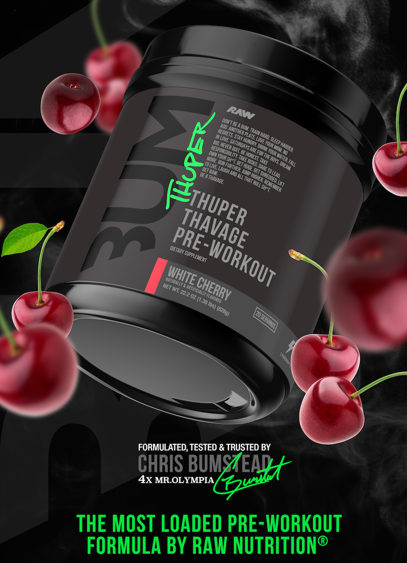 Raw Nutrition Cbum Thuper Thavage 20 Servicios