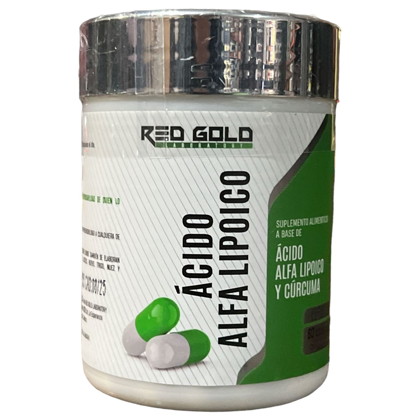 Red Gold Acido Alfa Lipoico y Curcuma 60 Capsulas