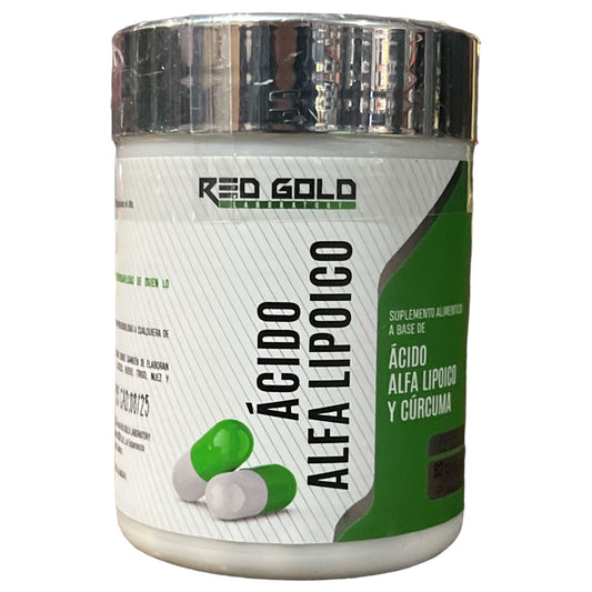 Red Gold Acido Alfa Lipoico y Curcuma 60 Capsulas