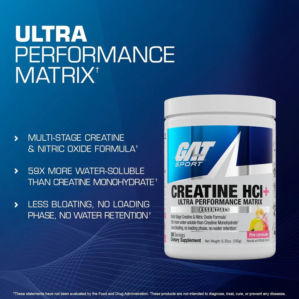 Gat Sport Creatine Hcl+ 30 Servicios