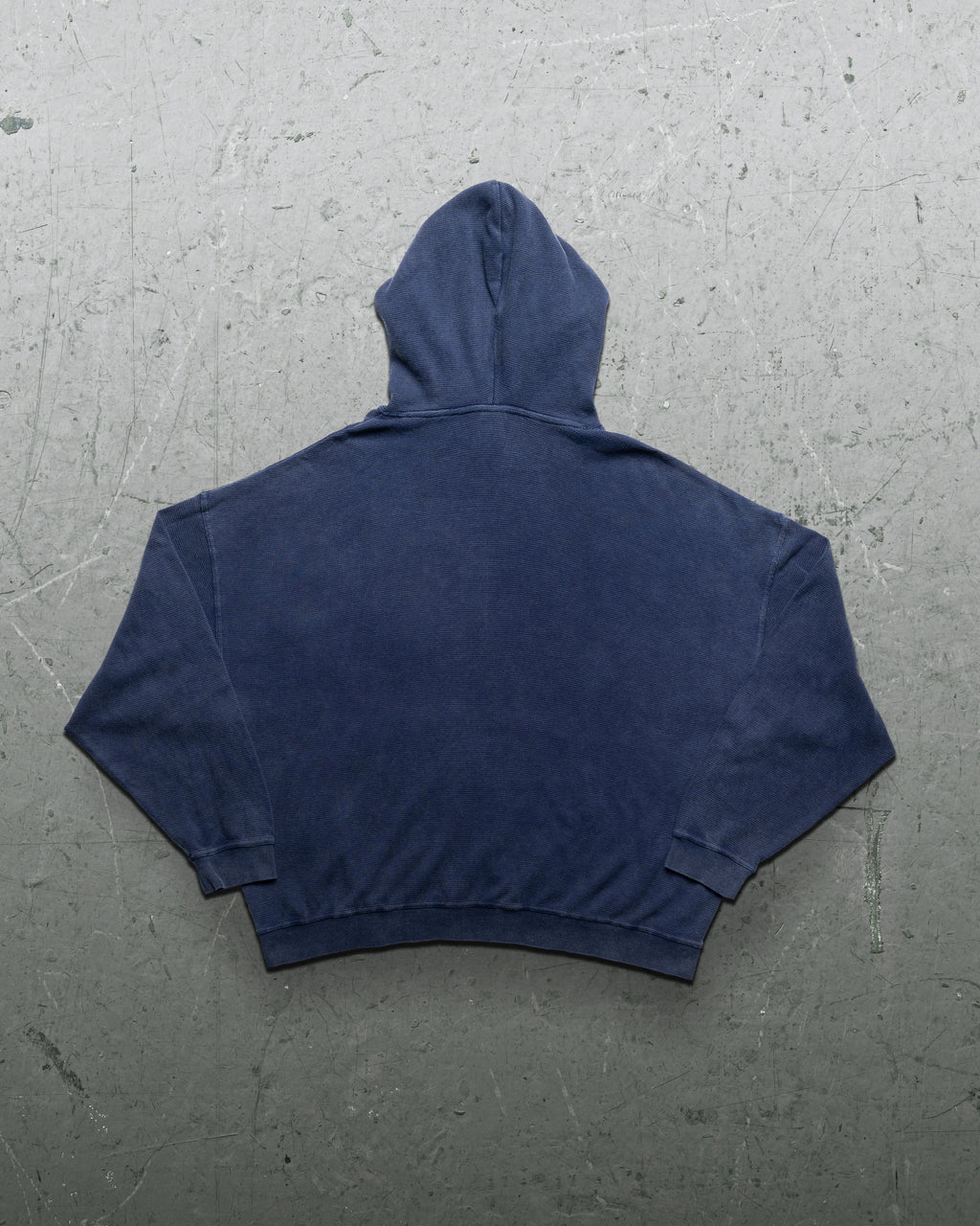 Controlled Insanity Signature Waffleknit Zip-Up Navy