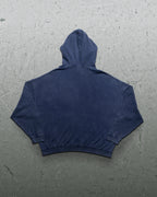 Controlled Insanity Signature Waffleknit Zip-Up Navy