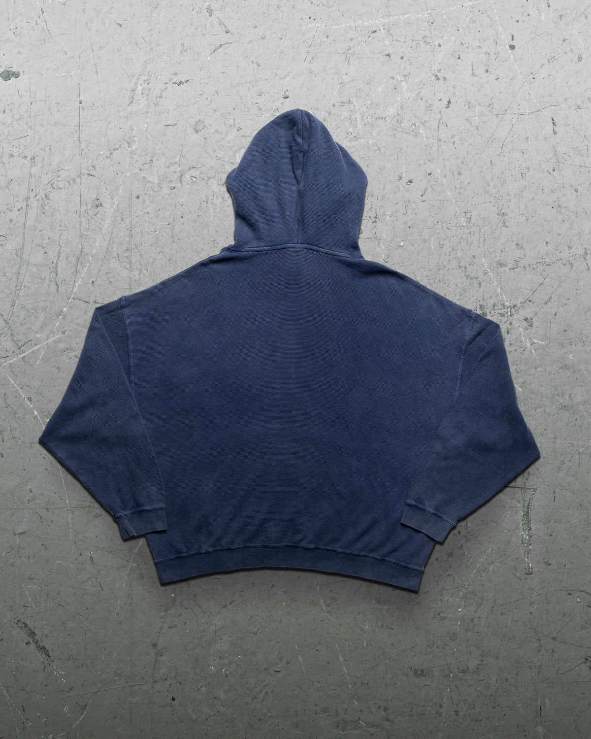 Controlled Insanity Signature Waffleknit Zip-Up Navy